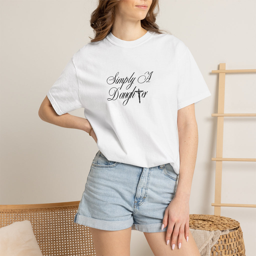 Simply A Daughter Script T-Shirt